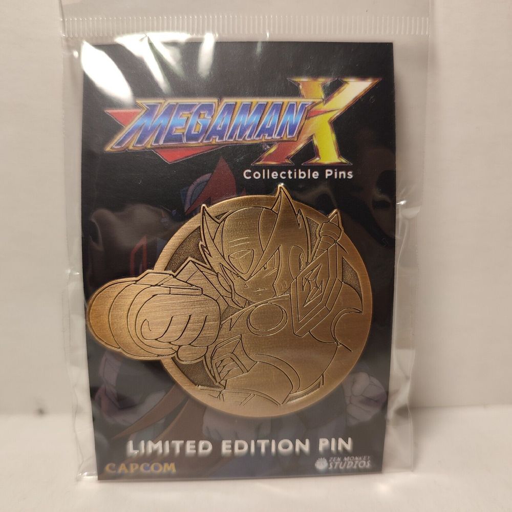 Mega Man Zero Limited Edition Enamel Pin Official Capcom Collectible Brooch